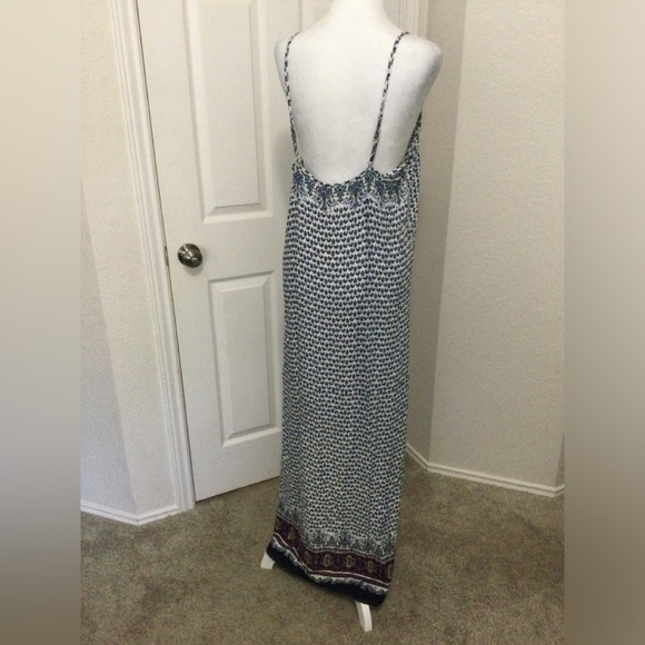 Ganji Floral Cotton Blend Maxi Dress Size L - Picture 4 of 10